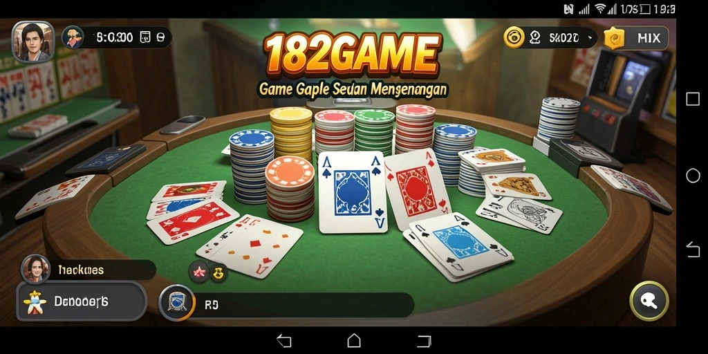 Screenshot dari gameplay Gaple yang penuh keseruan.