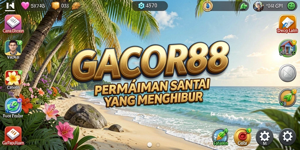 Tangkapan layar menunjukkan gameplay seru di GACOR88.