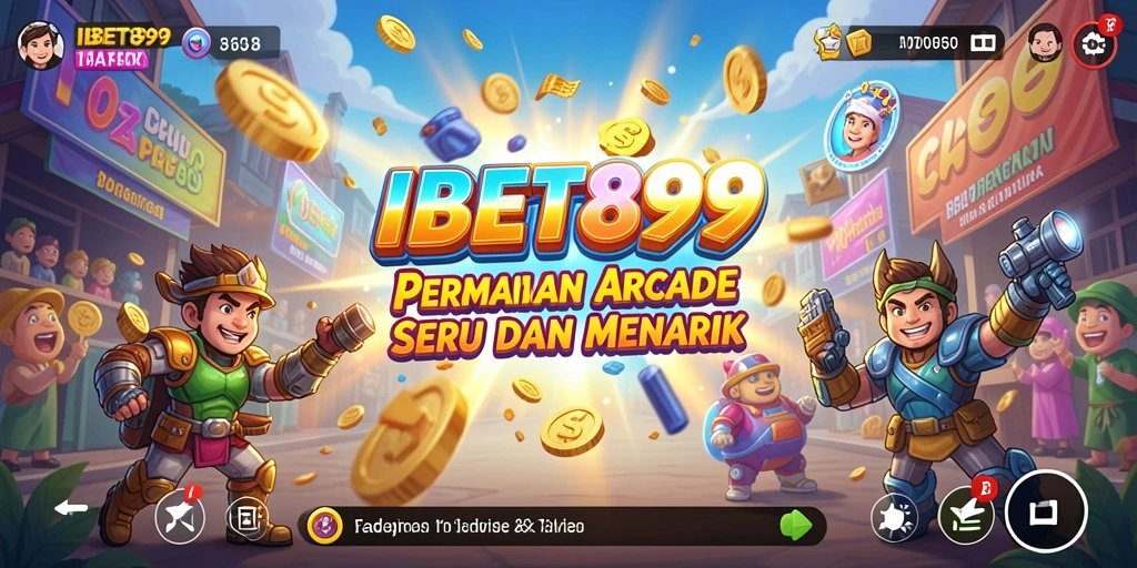 Tampilan gameplay seru di IBET899 dengan berbagai tantangan Arcade.