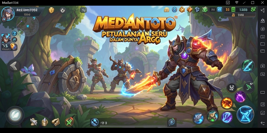 Screenshot utama MEDANTOTO menampilkan petualangan seru dalam dunia ARPG.