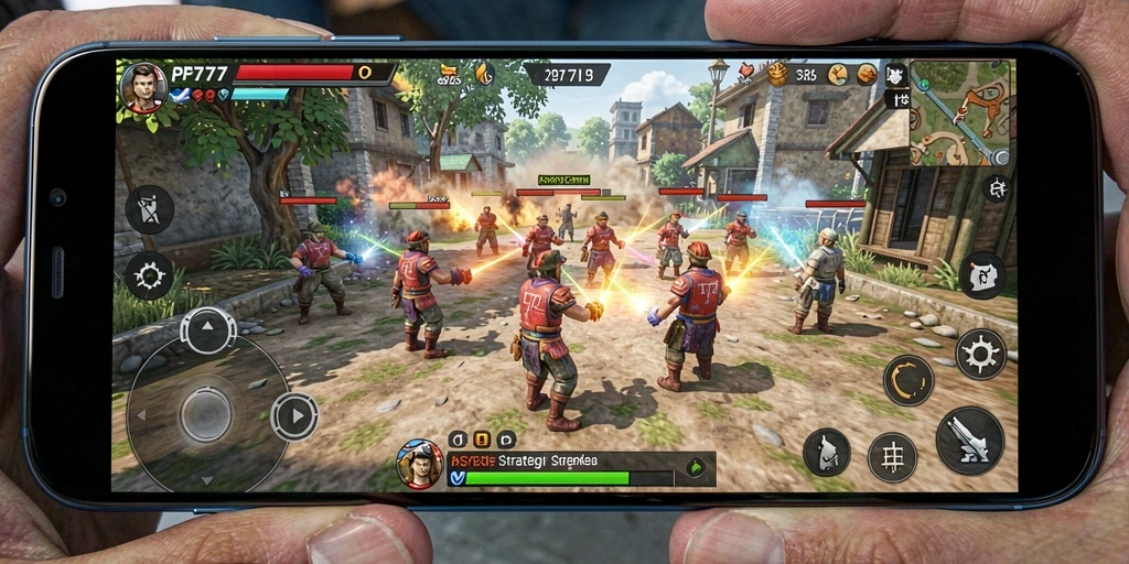 Tampilan gameplay PF777 yang penuh aksi dan strategi.