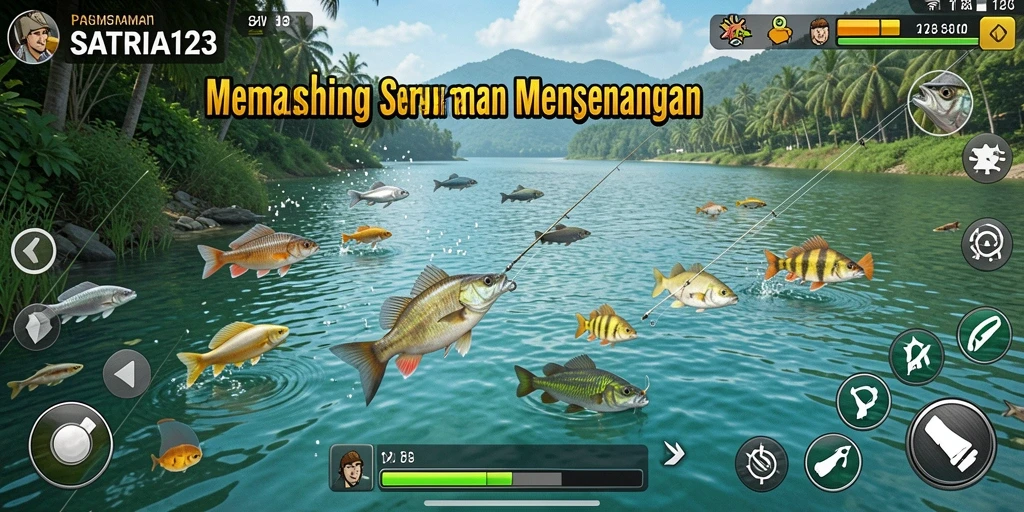 Tangkapan ikan yang menakjubkan dalam SATRIA123.