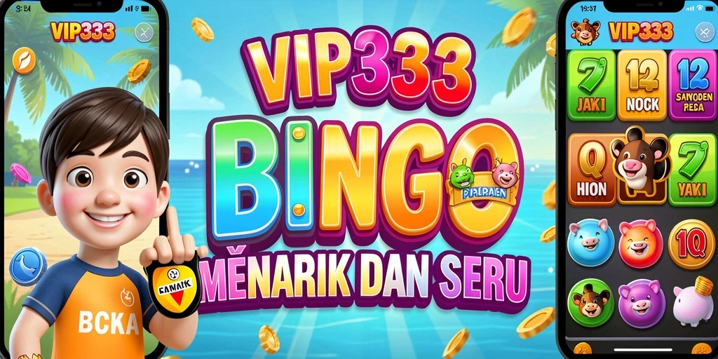 Tampilan permainan Bingo yang seru dan interaktif di VIP333.